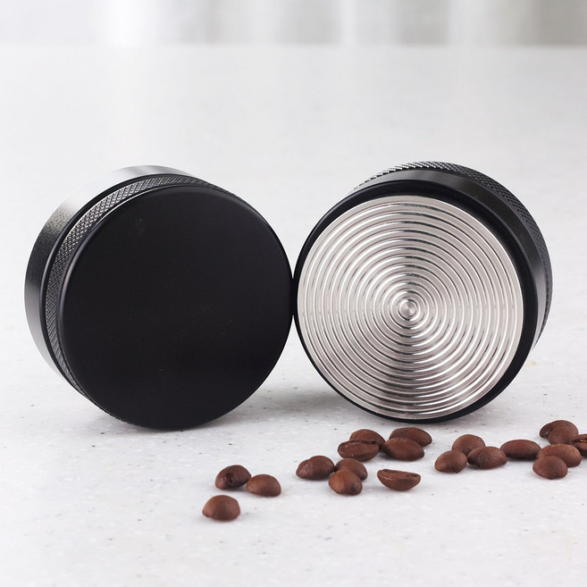 더소울빈 커피탬핑 플랫 핸들리스 마카롱 템퍼58mm, COVING 패턴 핸들리스 템퍼, 1개