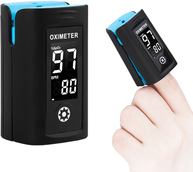 이지케어 산소포화도 측정기 PC-60A 맥박 펄스 옥시미터 기계 가정용 휴대용, 1개