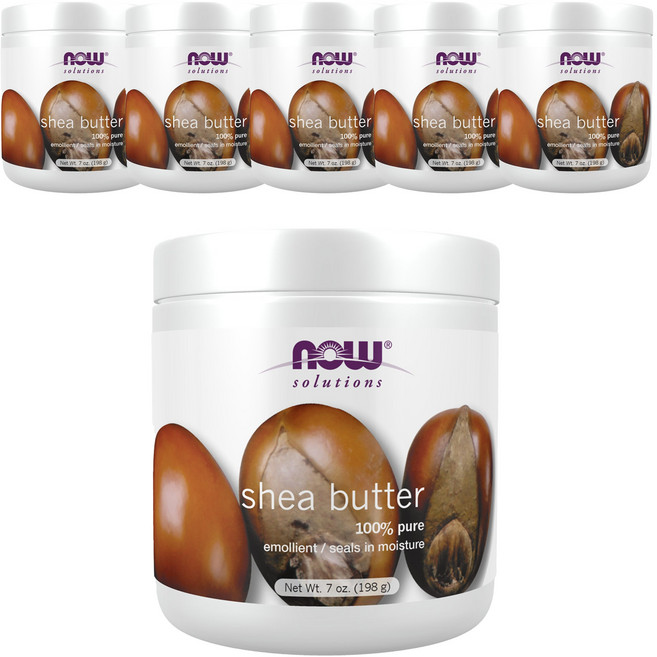 나우푸드 시어 버터 퓨어, 198ml, 6개