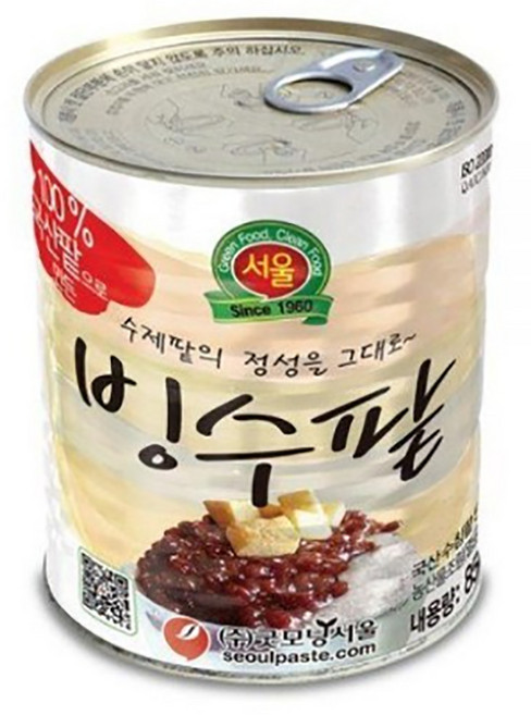 굿모닝서울 국산빙수팥, 850g, 1개