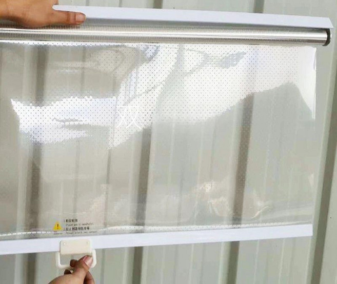 쇼케이스 롤스크린 가림막 냉장고 투명 편의점 블라인드