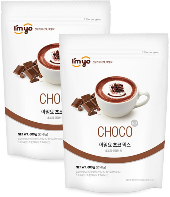 아임요 초코 믹스 파우더, 800g, 1개입, 2개