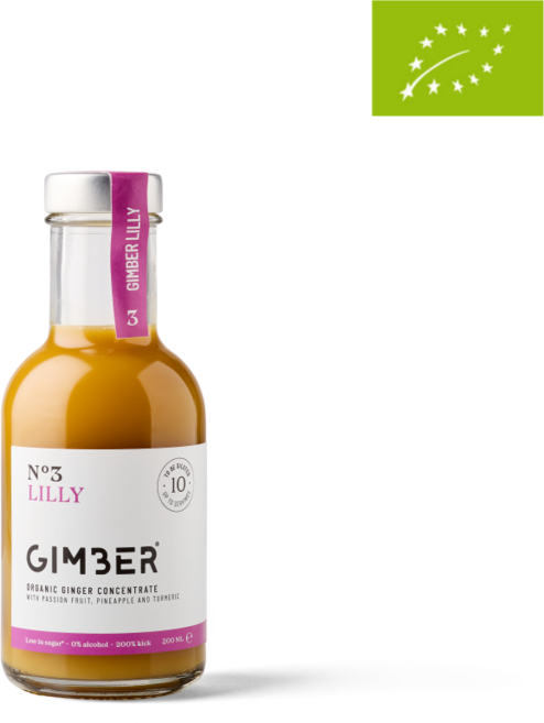 짐버 진저샷 프리미엄 유기농 No.3 릴리 레몬 생강 허브스파이스 무카페인, 1개, 200ml