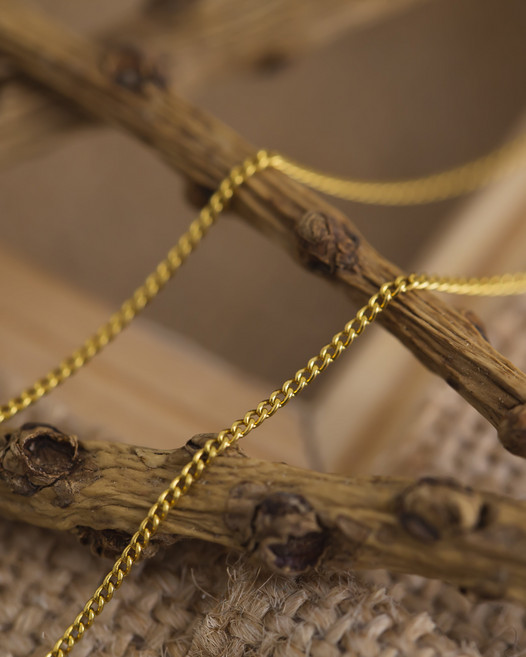 모두디자이너 실버925 베이직 슬림 납작 체인 목걸이줄 08