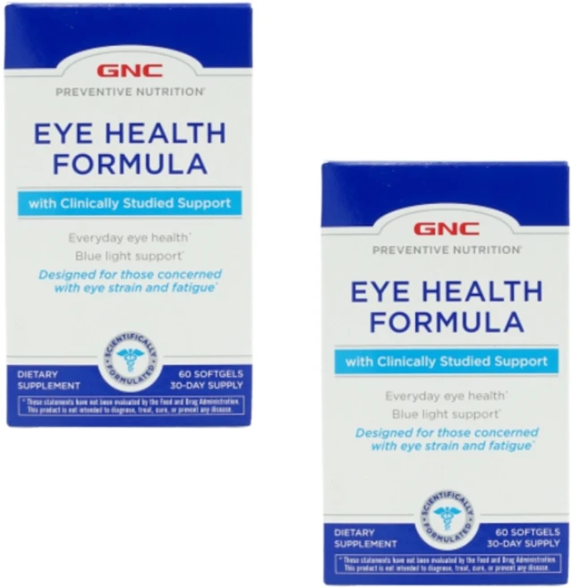 [GNC] 아이 헬스 포뮬러 60 소프트젤 2 SET, 60정 - 쿠팡