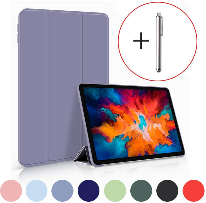 레노버 K10 Pro 플립 커버 케이스 10.6인치 TB-223 TB-226, 말차 그린