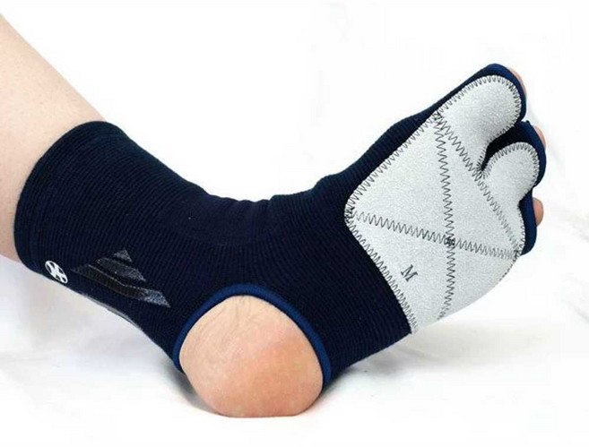 보호대 검도 발바닥 발목 발앞꿈치 발패드 밑창패드 덧신, 1개, KB-3 왼발 고급가죽바닥