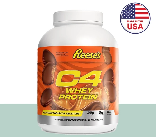 셀루코어 C4 웨이 프로틴 리세스 피넛 버터 & 초콜릿 맛 분말, 1개, 2.65kg - 쿠팡