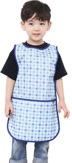 아동 민소매 방수 앞치마 / 미술가운