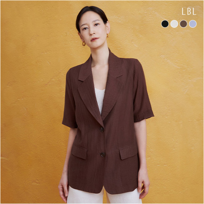 [LBL] 26 SUMMER 크링클 반팔 자켓