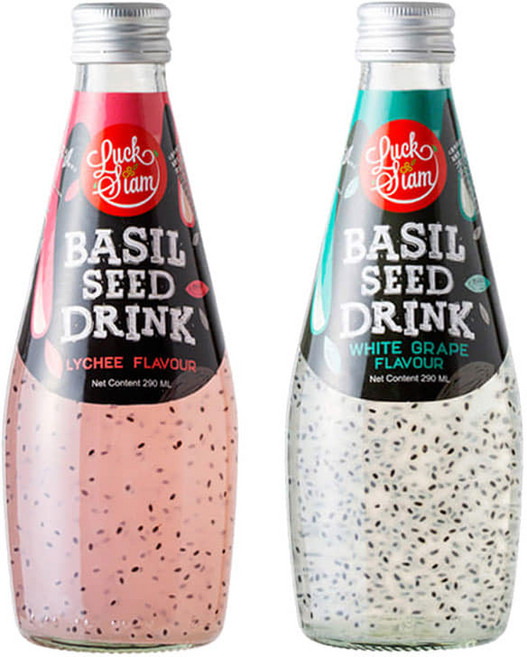 에스제이서진 럭시암 바질시드 플레이버 2종 (리치+백포도) 290ml x 12ea, 1세트