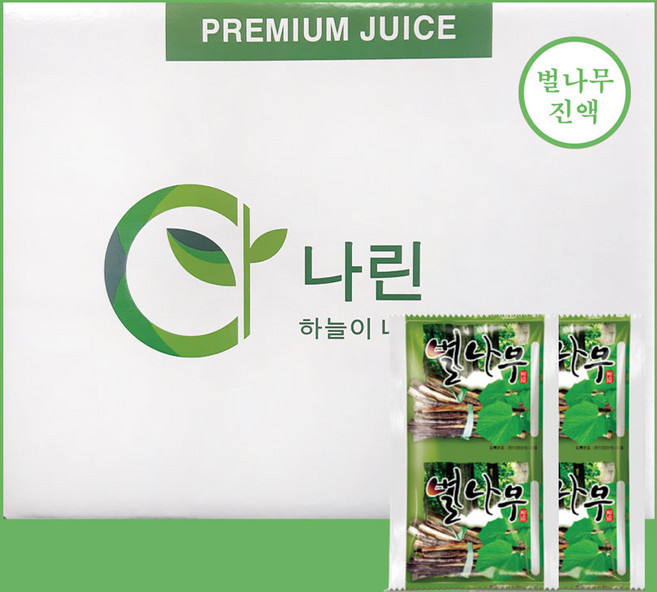 나린 벌나무즙 100ml (14시 이전 주문시 발송), 50개