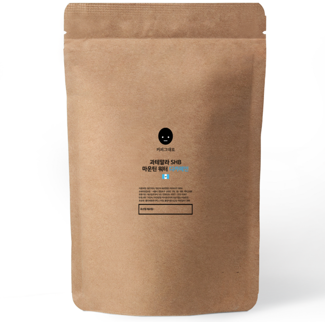 커피그대로 갓볶은 디카페인 과테말라 SHB 마운틴워터 원두커피, 1개, 1kg, 홀빈(분쇄안함)