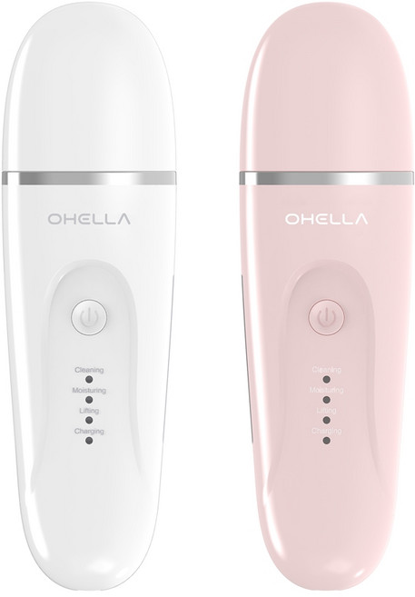 오엘라 피지 각질 관리 초음파 필링기, 화이트, OB-PR01BPWH