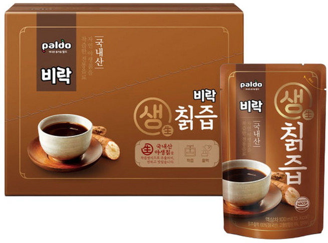 팔도 비락 생칡즙 100ml 40팩