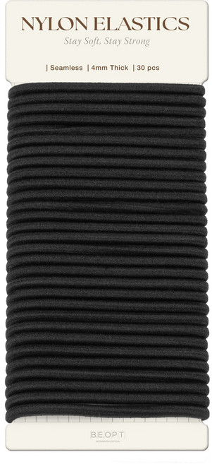 비옵트 나일론 4mm 헤어 고무줄 세트 30P