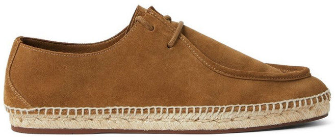 로로피아나 스웨이드 레이스업 에스파드리유