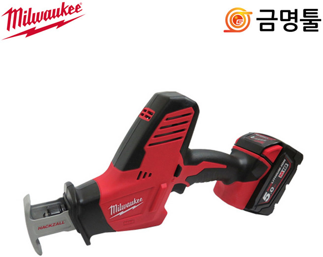 밀워키 C18 HZ-502B 충전미니컷소 가방포함 5.0AH 원핸드컷쏘 밀워키충전컷쏘, 1개