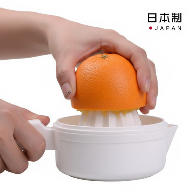 신선한 과일 쥬스 만들기 MADE IN JAPAN 레몬 오렌지 착즙 즙짜개 스퀴져, 1개, 230ml