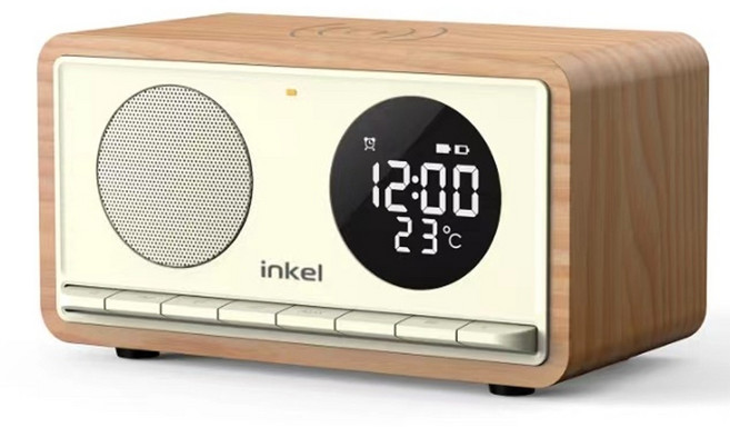 인켈 레트로 클래식 블루투스 스피커 BT55C, 아이보리