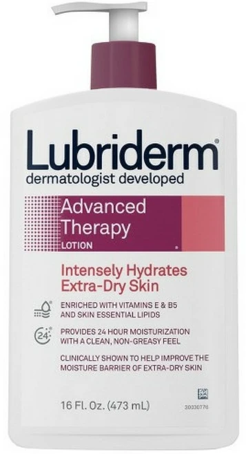 루브리덤 어드밴스드 테라피 로션 디플리 하이드레이트 엑스트라 드라이 스킨, 473ml, 1개 - 쿠팡