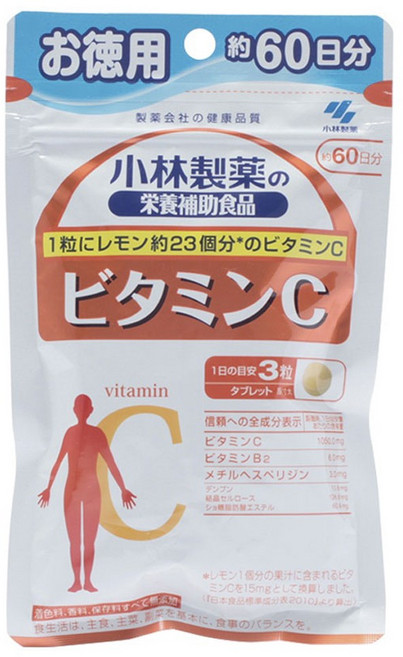 고바야시 비타민C 타블렛, 1개, 180정
