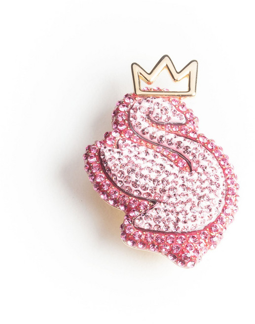 스와로브스키 스완 핑크 스와로브스키 크리스탈 여성 브로치 5662243 635704