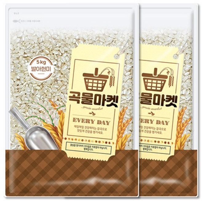 발아현미 5kg x 2, 없음