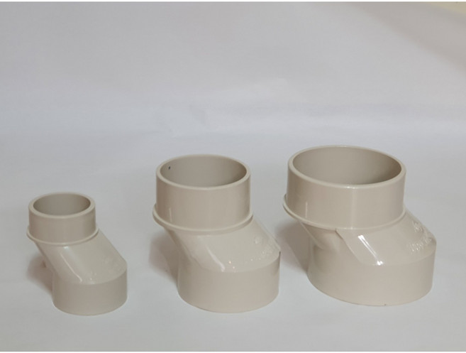 PVC편심소켓 3전 50mm 배관/부속 연결타입!, 1개