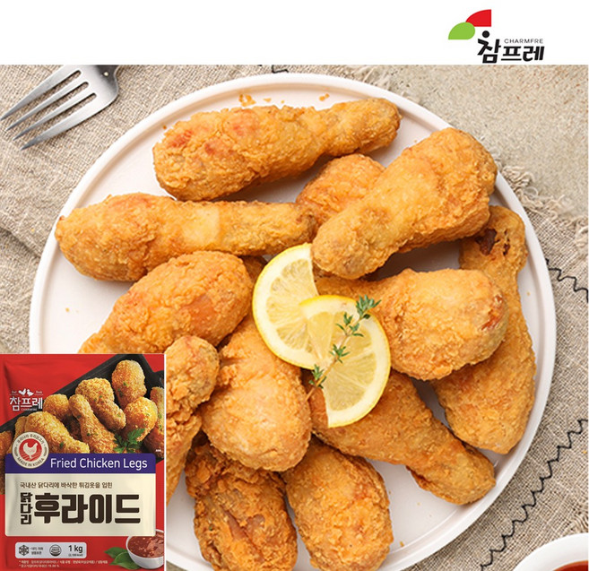 참프레-후라이드 닭다리1kg, 1kg, 1개
