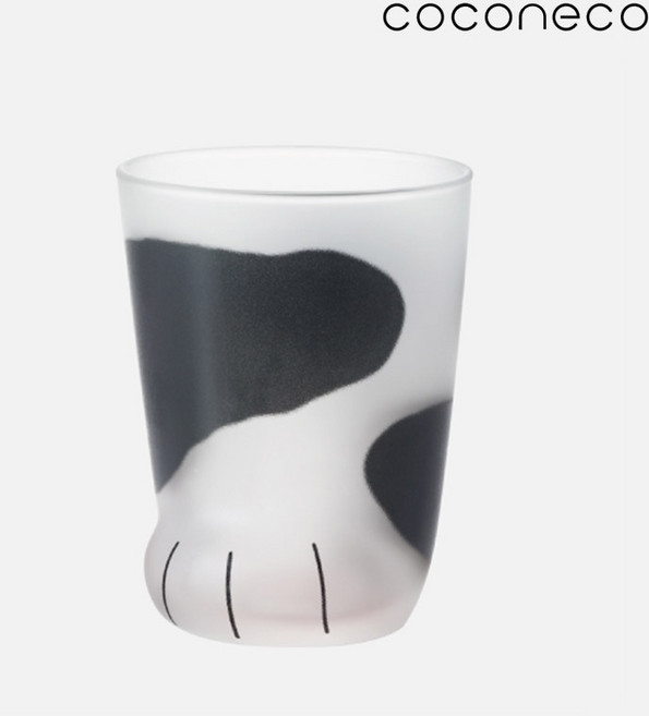 코코네코 고양이발컵 12종 아데리아정품 홈카페예쁜컵 정식수입 정품, 아기컵 부티검정, 1개