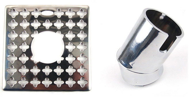 토토의선물 스텐 세탁기 유가 배수구 캡 하수구 뚜껑 트랩 덮개 엘보 욕실 화장실 소형 130mm, 1개