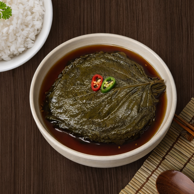 터줏대감 국내산 깻잎 장아찌, 1개, 500g