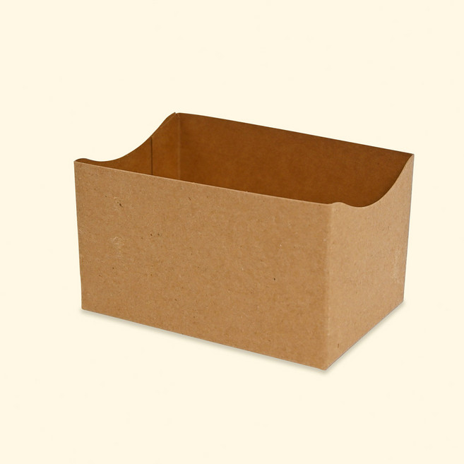 베이커리 소금빵 다용도 일회용 사각 크라프트 종이트레이, 1세트, 1000개입