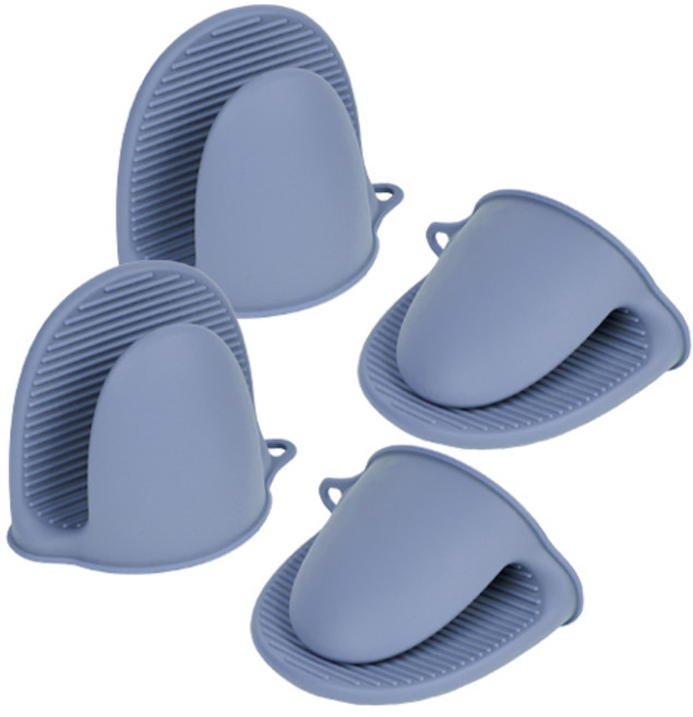 국산 실리팟 실리콘 주방 오븐 장갑 양손 세트, 다크블루, 2세트