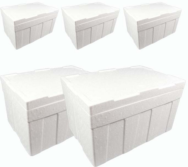 제이제이컴퍼니 스티로폼박스 대형 43L JJ25호 (5ea), 5개