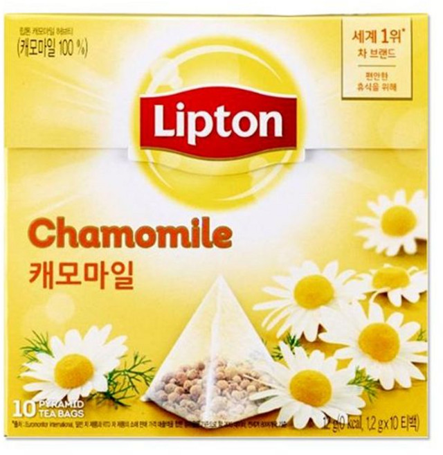 립톤 캐모마일 허브티 1.2gX10T 유니레버코리아 립톤 접시머리볼트규격 12gX10T 캐모마일 허브티 dew+10647MI