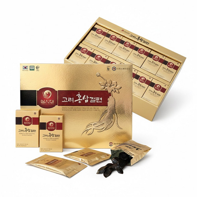 고려홍삼절편 봉밀벌꿀절편인삼, 4박스