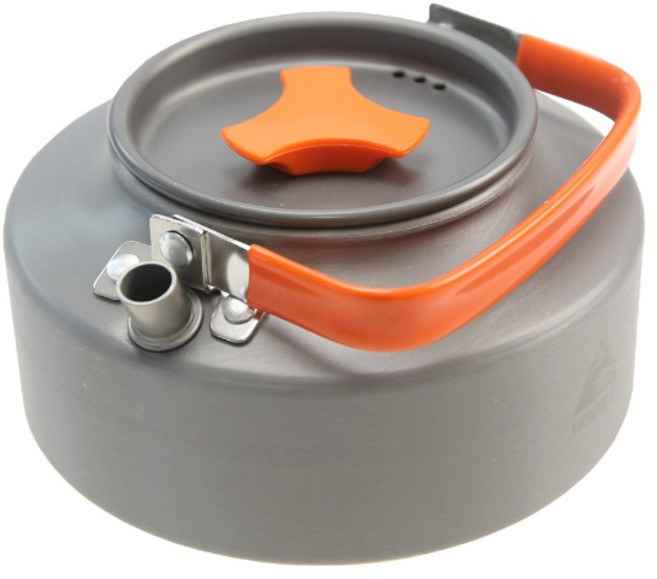 백패킹 초경량 캠핑 주전자 1L, 그레이, 1개