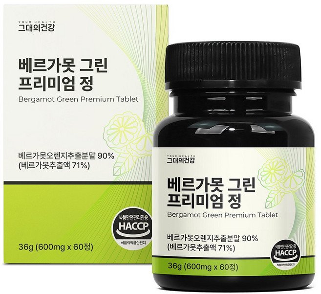 그대의건강 베르가못 그린 프리미엄 정, 1개, 60정