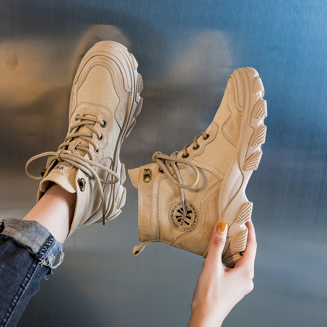 라쿤걸 여성 캔버스 웰트 부츠 AW170