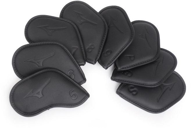 미즈노 RB 음각 아이언커버 8PCS, 블랙 8PCS, 1세트