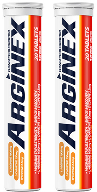 (당일 출고) 이소포스 아르기넥스 독일정품 고함량 수용성 아르기닌 음주전후 운동후 정신 육체노동 활력충전, 13정, 2개