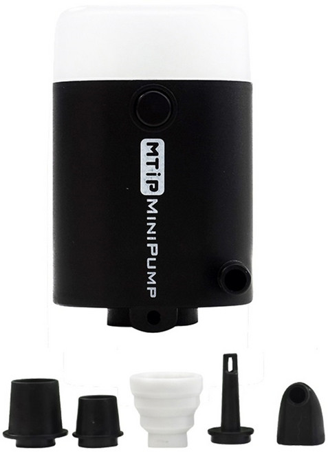 MTIP MINIPUMP 多功能便攜 抽氣充兩用 電池大容量 可當照明燈使用, 黑色, 1個