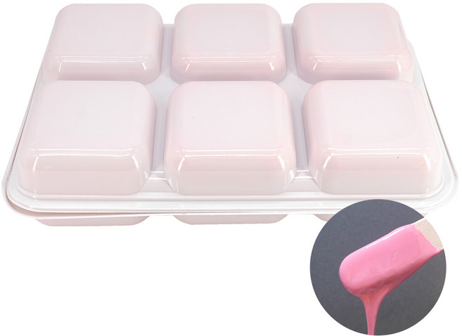 비에라 스페인 천연왁스 하드왁스, 럭셔리스파 (1kg/베이비핑크), 1개, 1kg