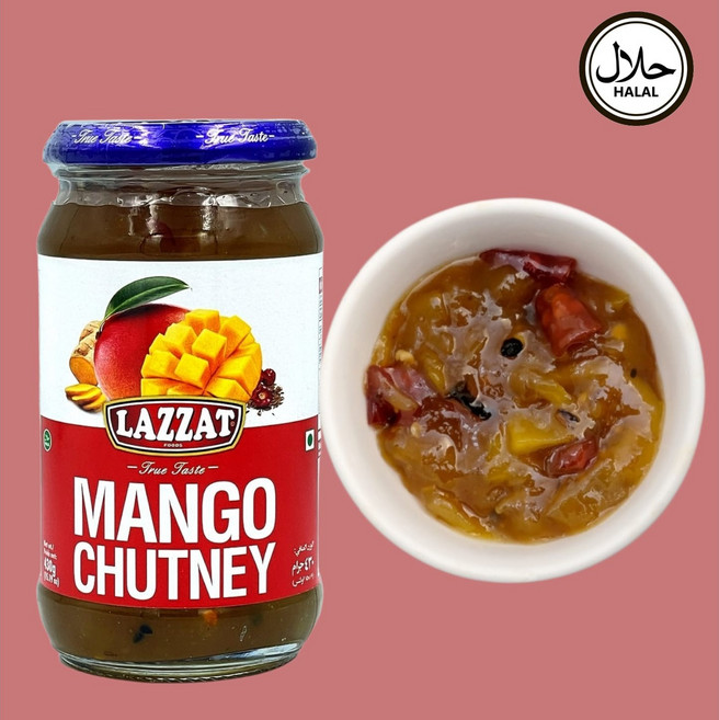 Lazzat Mango Chutney 430g 라자트 망고 처트니 430g, 1개, 430ml