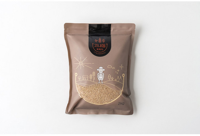 지내들 국산 유기농 현미 4kg (2kgx2봉) 25년산