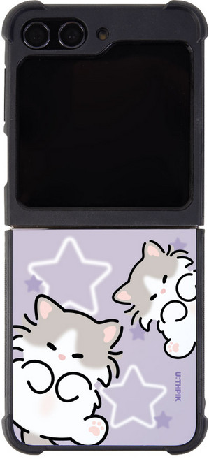 냥냥 귀여워 발라당 알룸범퍼 케이스