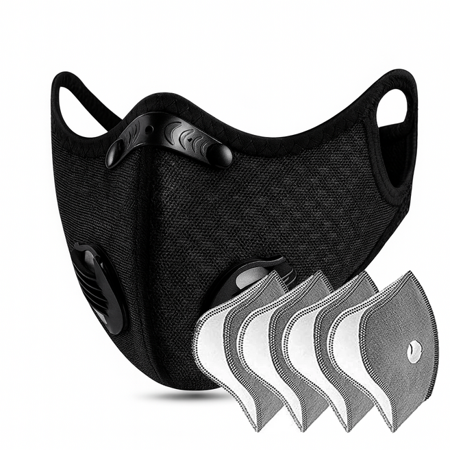 [필터교환용] 스포츠 마스크 미세먼지차단 황사방지마스크 - 필터 5개