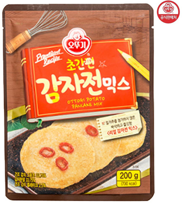 오뚜기 초간편 감자전믹스, 200g, 1개